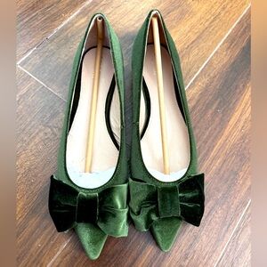 Bow flat beautiful shoes